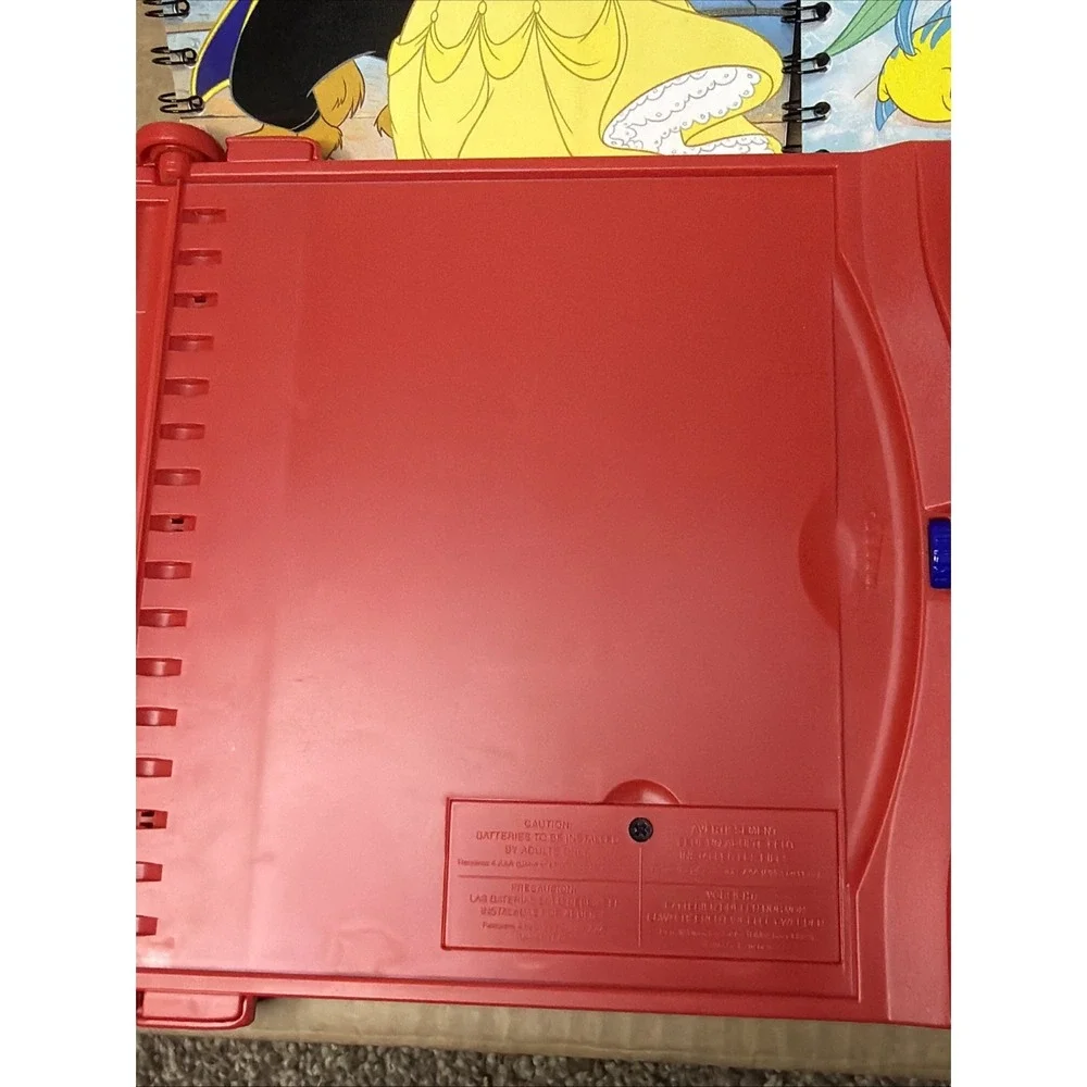 STORY READER with DISNEY Books and Cartridge read along toy 2003 GUC